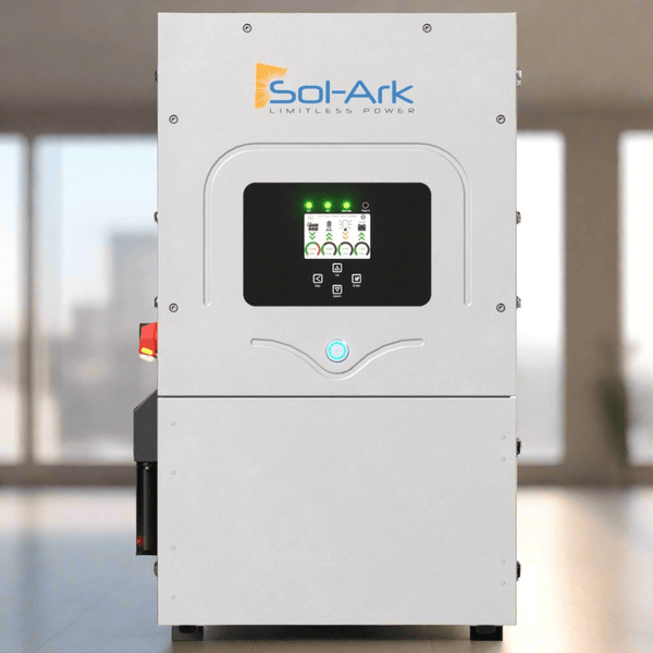 Sol-Ark 12K 120/240/208V 48V [All-In-One] Pre-Wired Hybrid Solar Inverter (EMP Hardened) | 10 Year Warranty