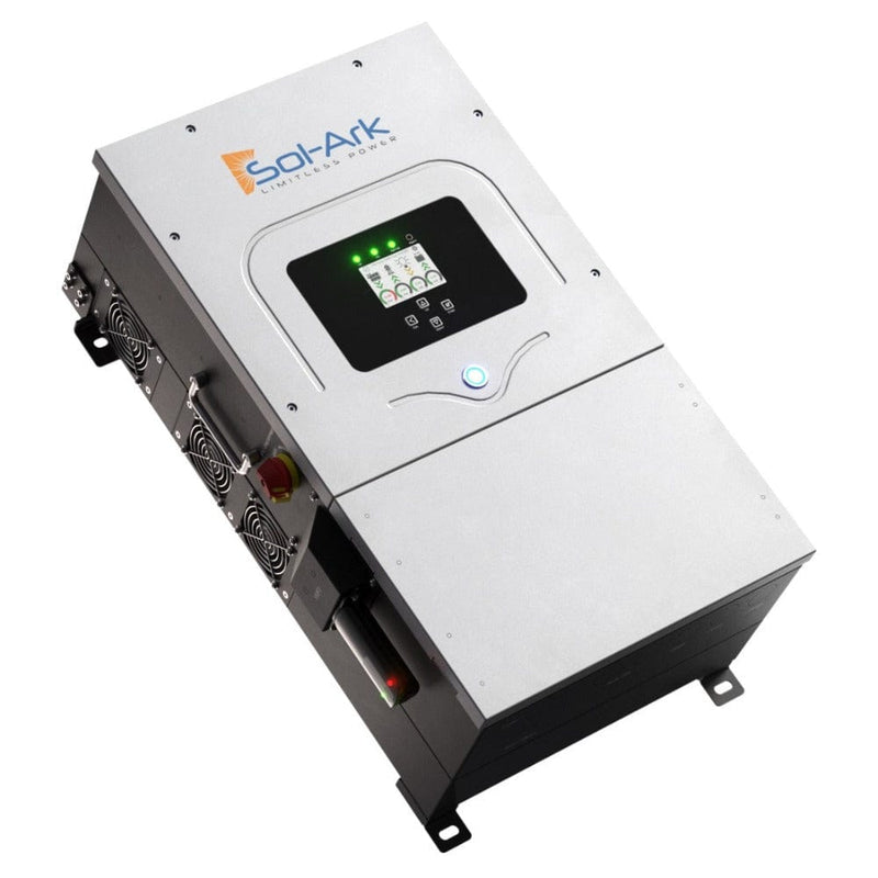 Sol-Ark 12K 120/240/208V 48V [All-In-One] Pre-Wired Hybrid Solar Inverter | 10 Year Warranty
