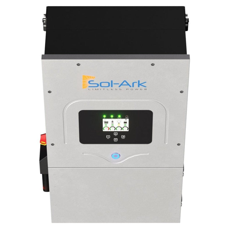 Sol-Ark 12K 120/240/208V 48V [All-In-One] Pre-Wired Hybrid Solar Inverter | 10 Year Warranty
