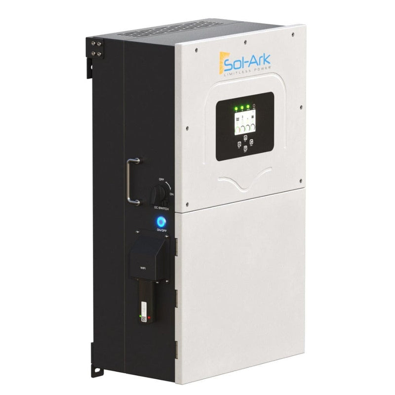 Sol-Ark 15K 120/240/208V 48V [All-In-One] Pre-Wired Hybrid Solar Inverter (EMP Hardened) | 10 Year Warranty