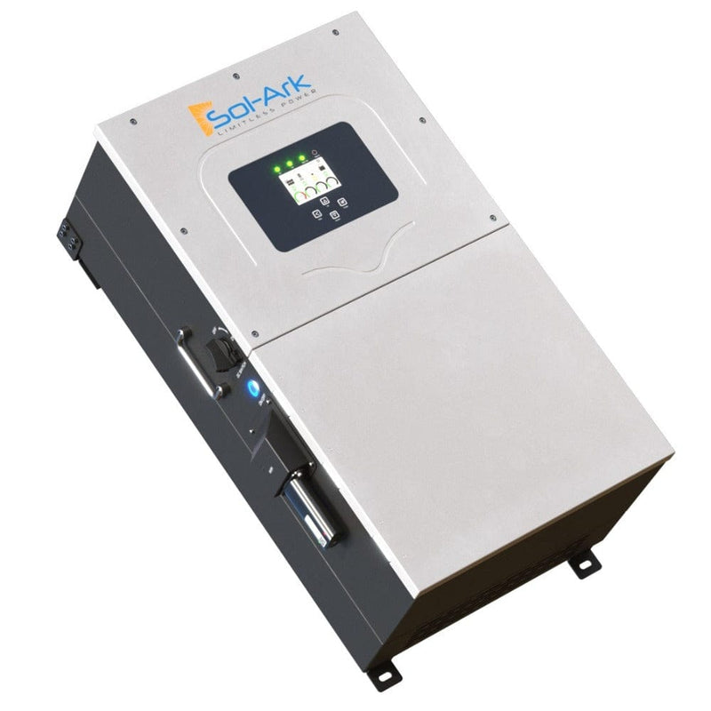Sol-Ark 15K 120/240/208V 48V [All-In-One] Pre-Wired Hybrid Solar Inverter | 10 Year Warranty