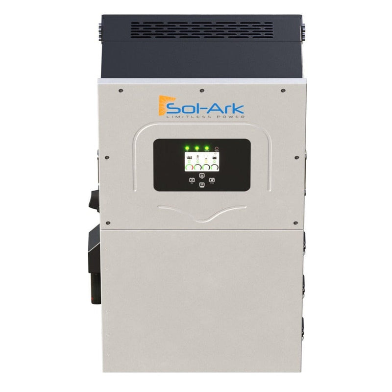 Sol-Ark 15K 120/240/208V 48V [All-In-One] Pre-Wired Hybrid Solar Inverter | 10 Year Warranty