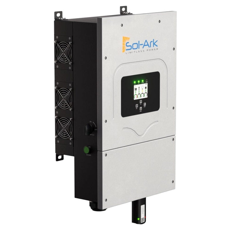 Sol-Ark 8K 120/240/208V 48V [All-In-One] Hybrid Solar Inverter (EMP Hardened) | 10 Year Warranty