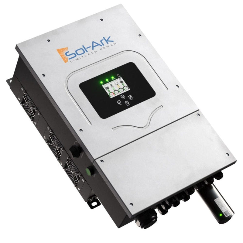 Sol-Ark 8K 120/240/208V 48V [All-In-One] Hybrid Solar Inverter (EMP Hardened) | 10 Year Warranty
