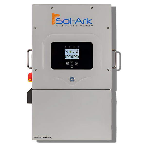 Sol-Ark 12K 120/240/208V 48V [All-In-One] Pre-Wired Hybrid Solar Inverter | 10 Year Warranty