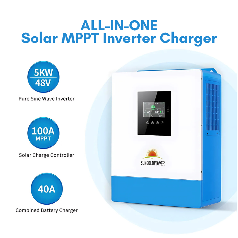 SunGold Power 10,000W 48V Solar Charger Inverter (2 Units Parallel) (Pre Order: ETA END OF JULY)