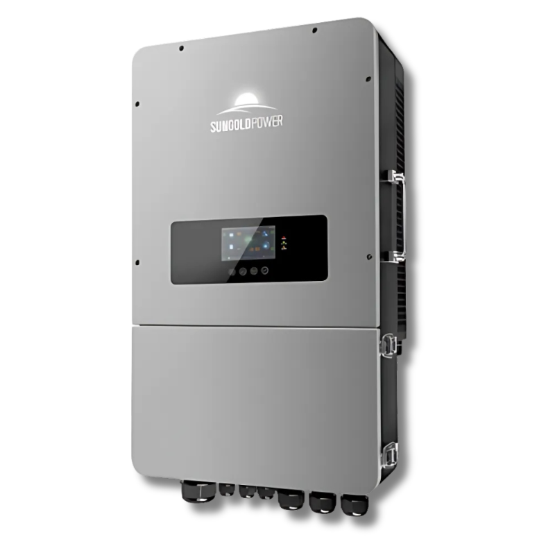 SunGold Power | UL 10kW Hybrid Inverter | 48V Split Phase, Grid Feedback, Batteryless