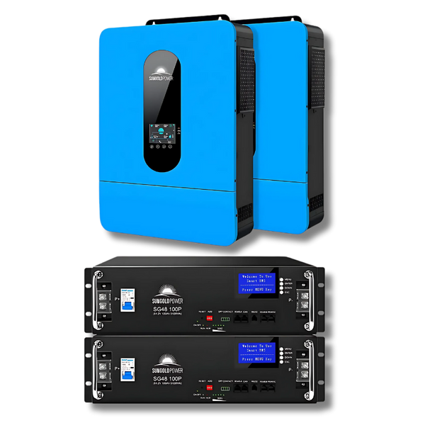 Sungold Power | 13,000W 48V Solar Charge Inverter | Split Phase + WiFi Monitor (2 Units Parallel)