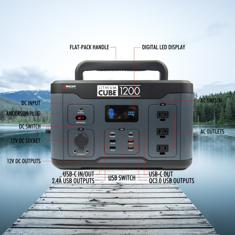 Wagan Tech Lithium Cube™ 1200