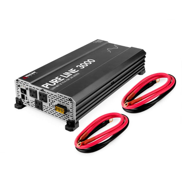 Wagan Tech Pure Line 3000 Watt (PSW) Inverter in Black