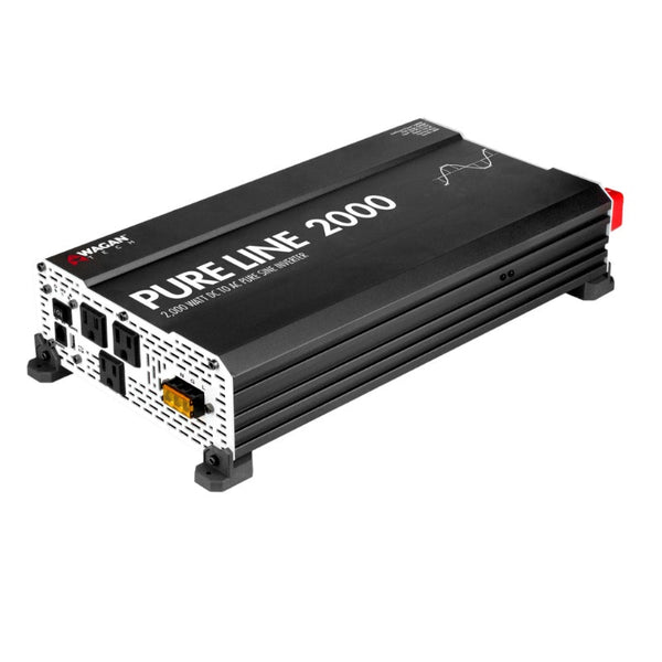 Wagan Tech Pure Line 2000 Watt (PSW) Inverter in Black