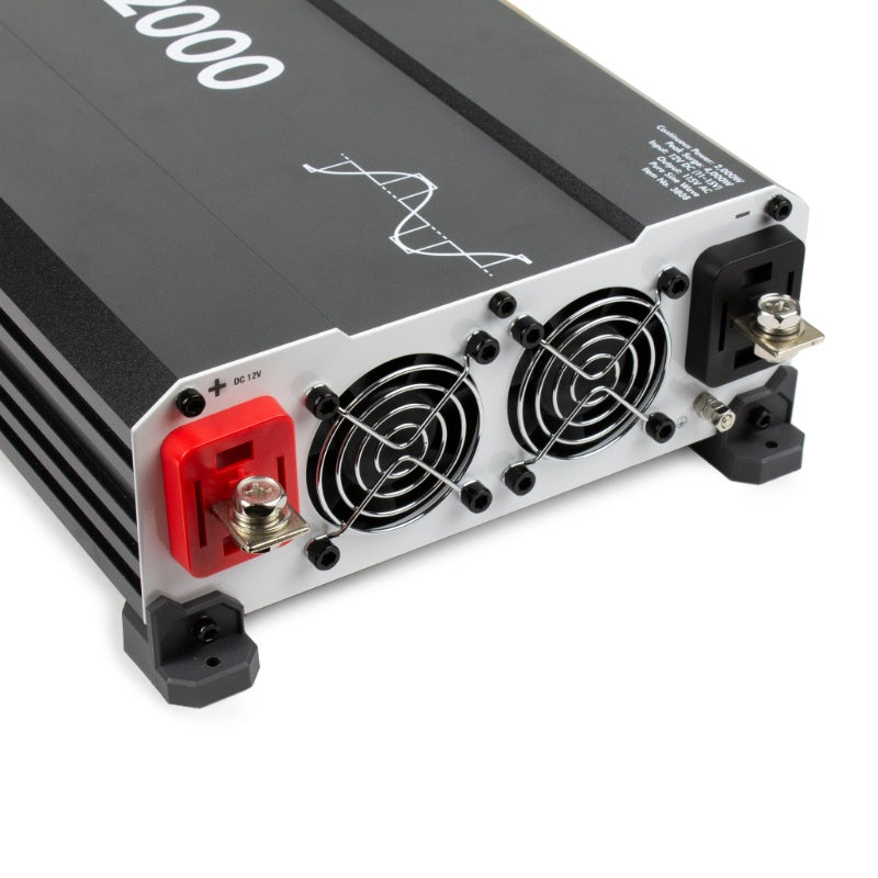 Wagan Tech Pure Line 2000 Watt (PSW) Inverter in Black