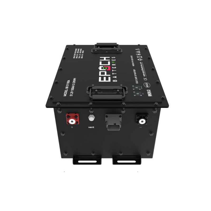 Epoch 48V 105Ah LiFePO4 Golf Cart Battery Set | 3500 Cycle | IP67 Rating | BMS