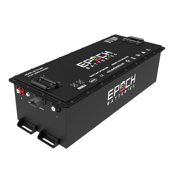 Epoch 48V 160Ah LiFePO4 Golf Cart Battery Set | 3500 Cycle | IP67 Rating | BMS