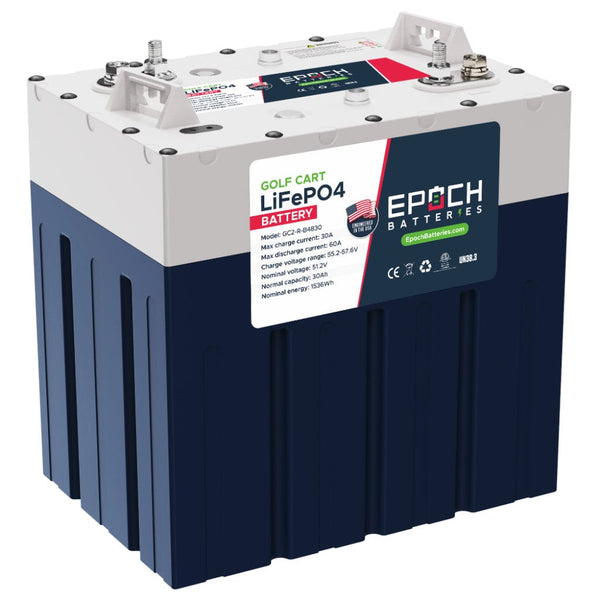 Epoch 48V 30Ah Ryobi Electric Lawn Motor Lithium Battery Set | 4000 Cycle | IP67 Rating | BMS